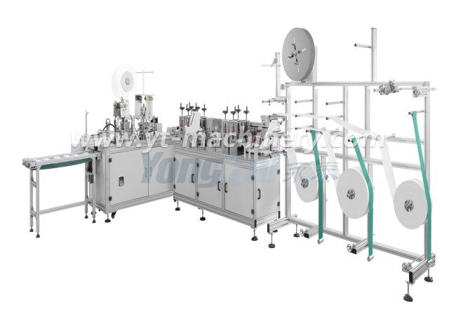 Línea de producción de máscara facial completamente automática (1 + 1)